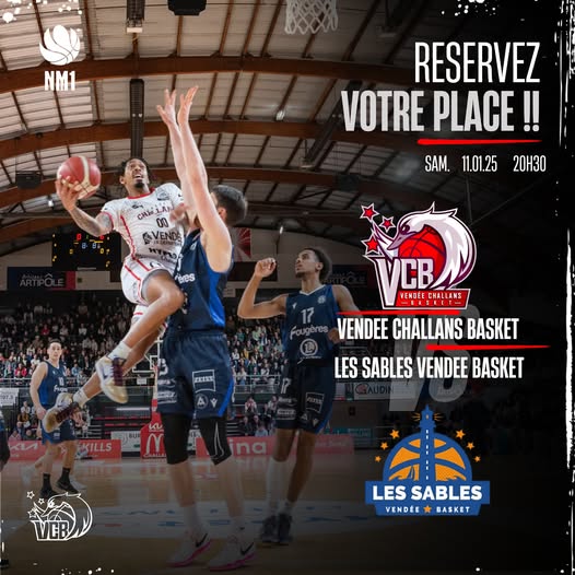 PERMANENCES BILLETTERIE MATCH VCB / LES SABLES